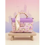 Bolso Loungefly Raiponce floral – Bolso bandolera Disney Tangled broche de sol