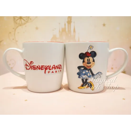 Classic Disney Minnie Mug – Disneyland Paris white mug