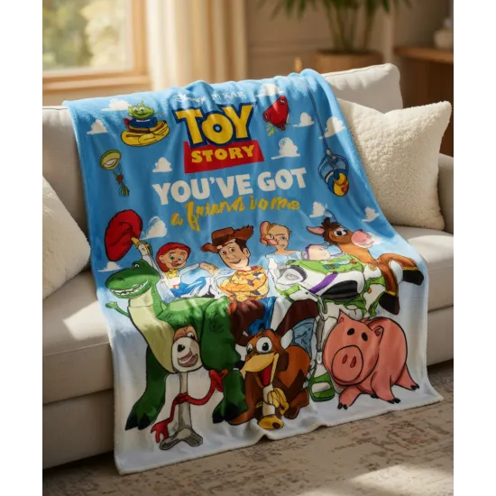 Disney Mickey Minnie Friends Rapunzel Throw Blanket 130x160 cm - Disneyland Paris Cover