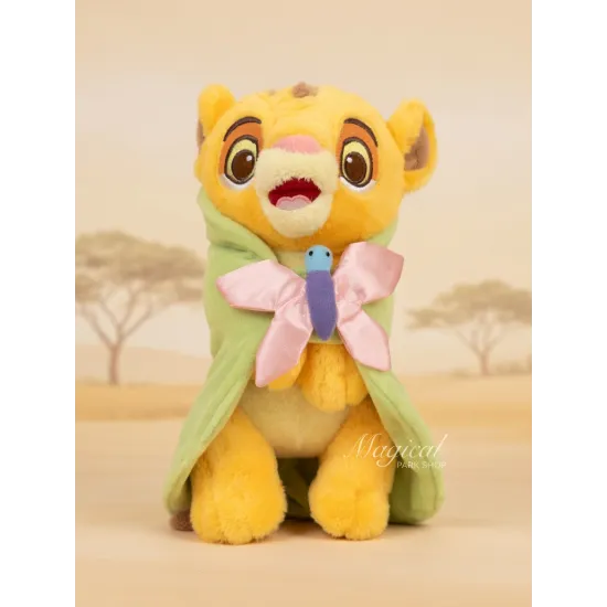 Disney plush with blanket – Simba, Panpan, Lady Disneyland Paris