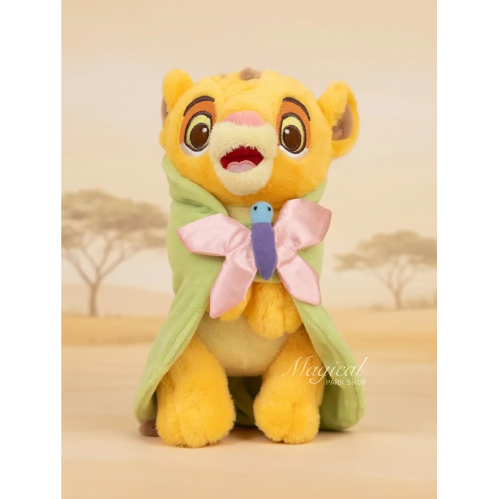 Disney plush with blanket – Simba, Panpan, Lady Disneyland Paris