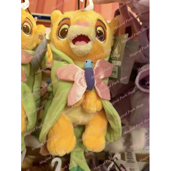 Peluche Disney avec couverture – Lady, Panpan, Simba | Disneyland Paris