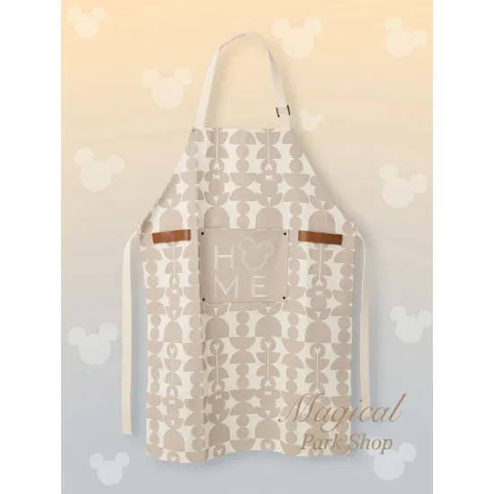 Beige Disney Mickey Haven Apron – Elegant & Practical Disneyland Paris