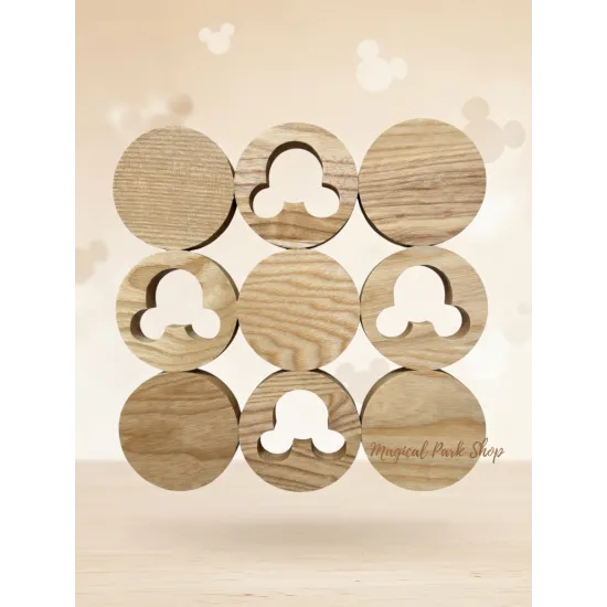 Sous-plat Mickey Haven bois – Accessoire cuisine Disney