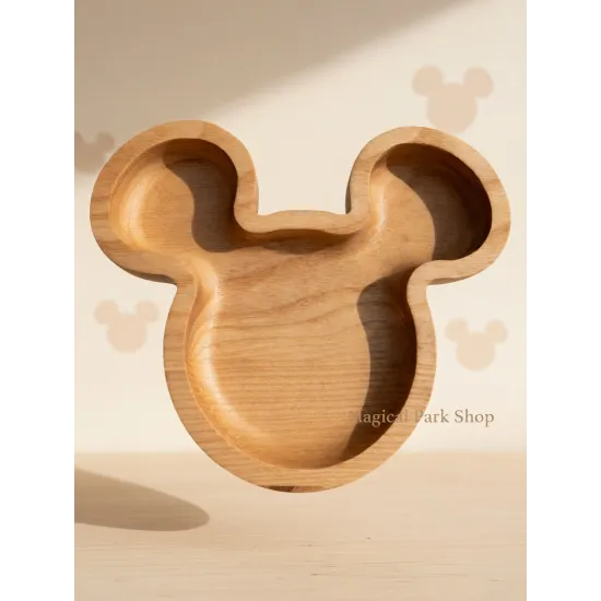 Vide-poche Mickey Haven bois – Décoration Disney élégante
