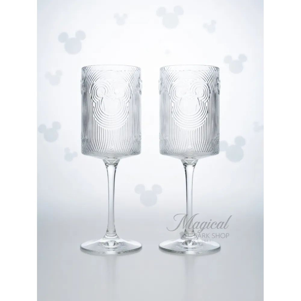 Mickey Haven Stem Glasses – Disneyland Paris Set