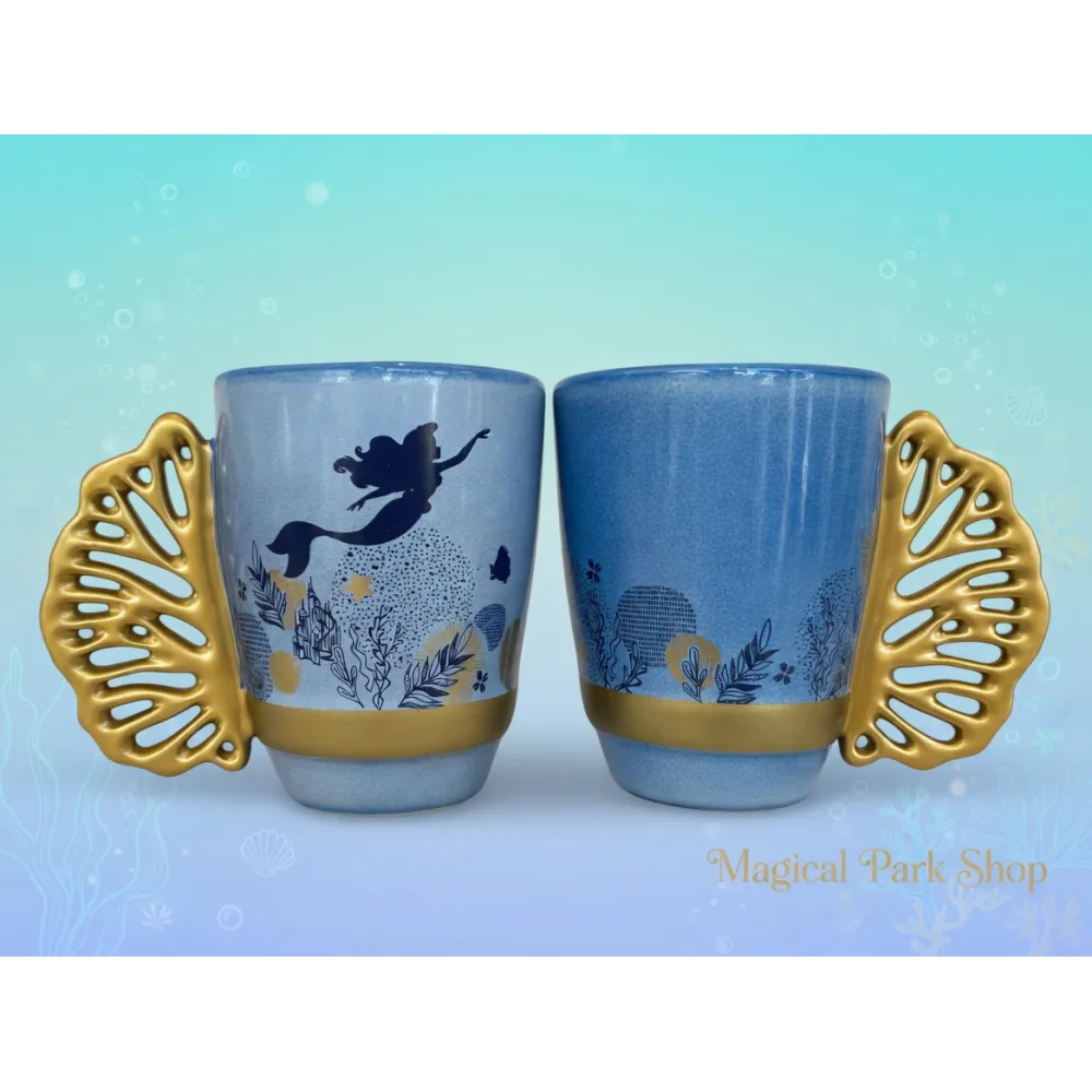 Blaue Ariel-Espressotasse – Disneyland Paris La Petite Sirène