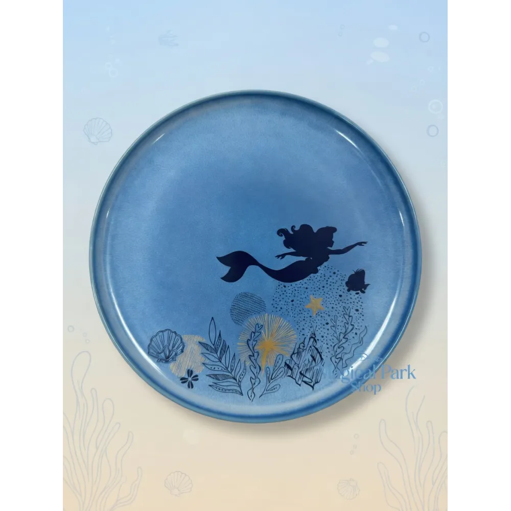 Blue Ariel plate – Disney The Little Mermaid Disneyland Paris