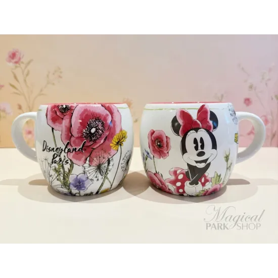 Minnie Becher Mohnblume – Disneyland Paris floral