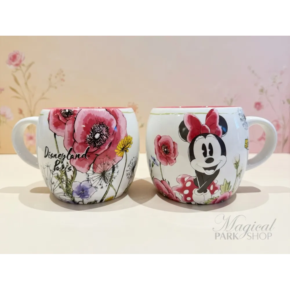 Minnie Becher Mohnblume – Disneyland Paris floral