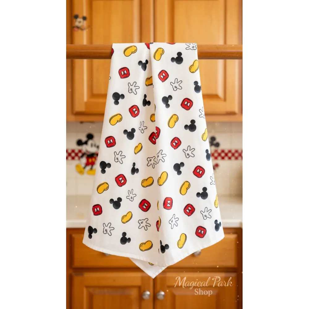Set de 2 Torchons Disney Mickey Bd, Ratatouille,Mickey Color pop – Disneyland Paris