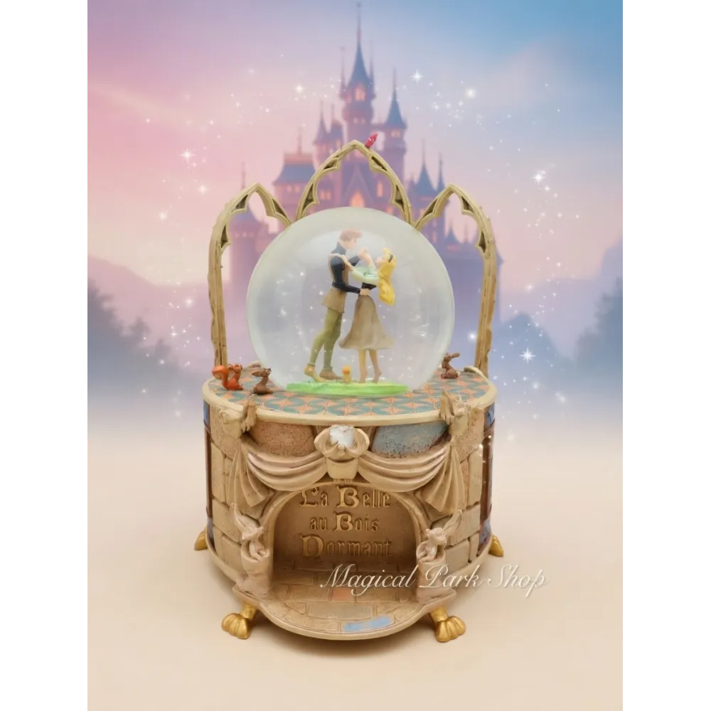 Musikalische Schneekugel Disney Dornröschen – Romantische Szene Aurora