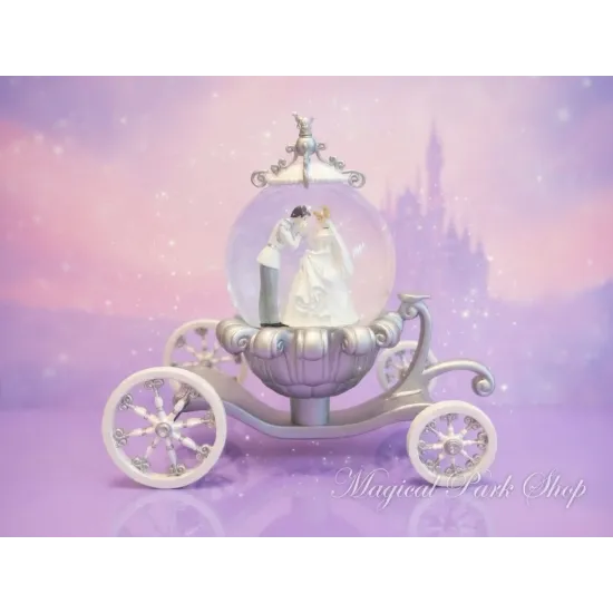 Disney-Schneekugel Cendrillon Kutsche – Hochzeitszene Prinzessin Disneyland Paris
