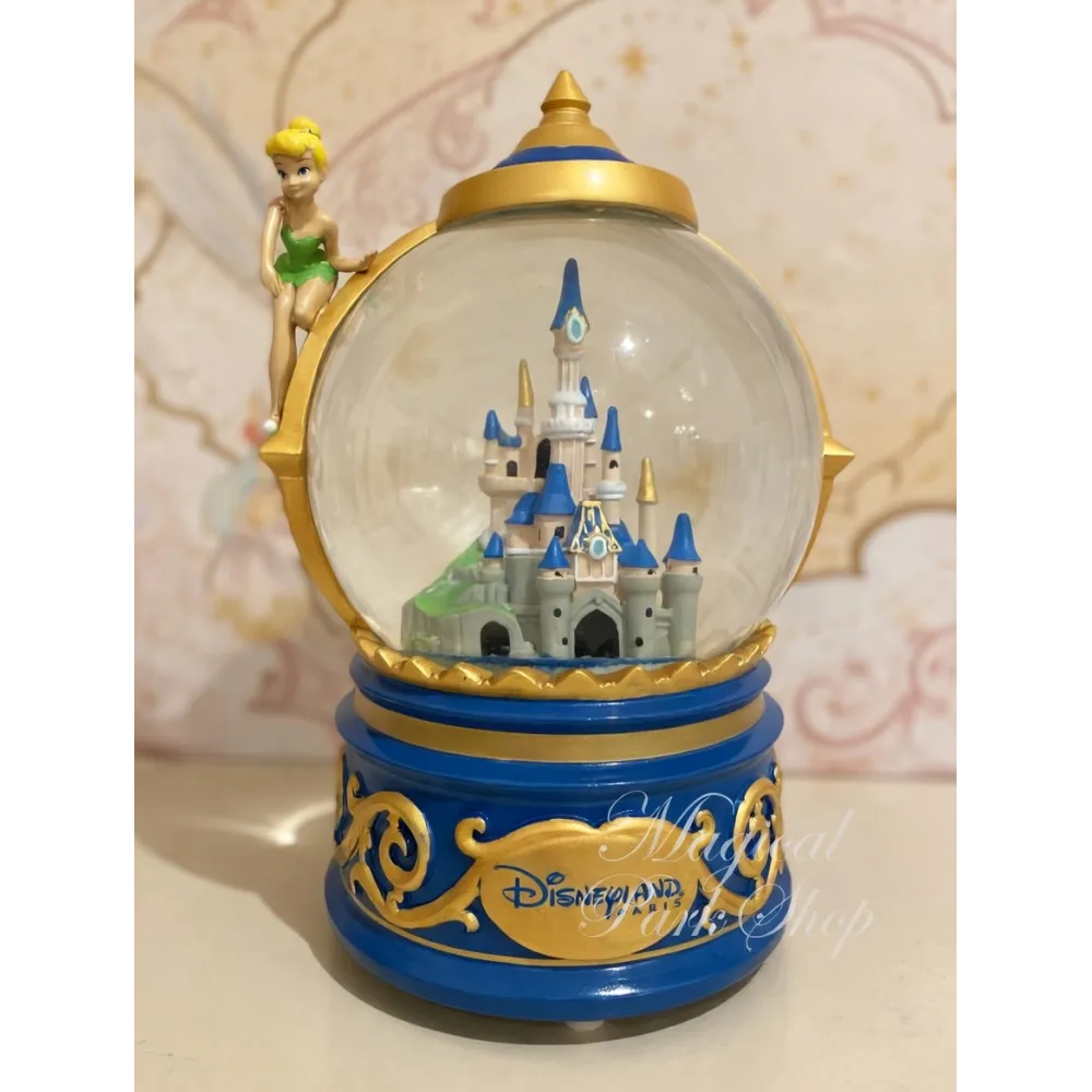 Schneekugel Disneyland Paris Schloss – Tinker Bell Disney-Dekoration