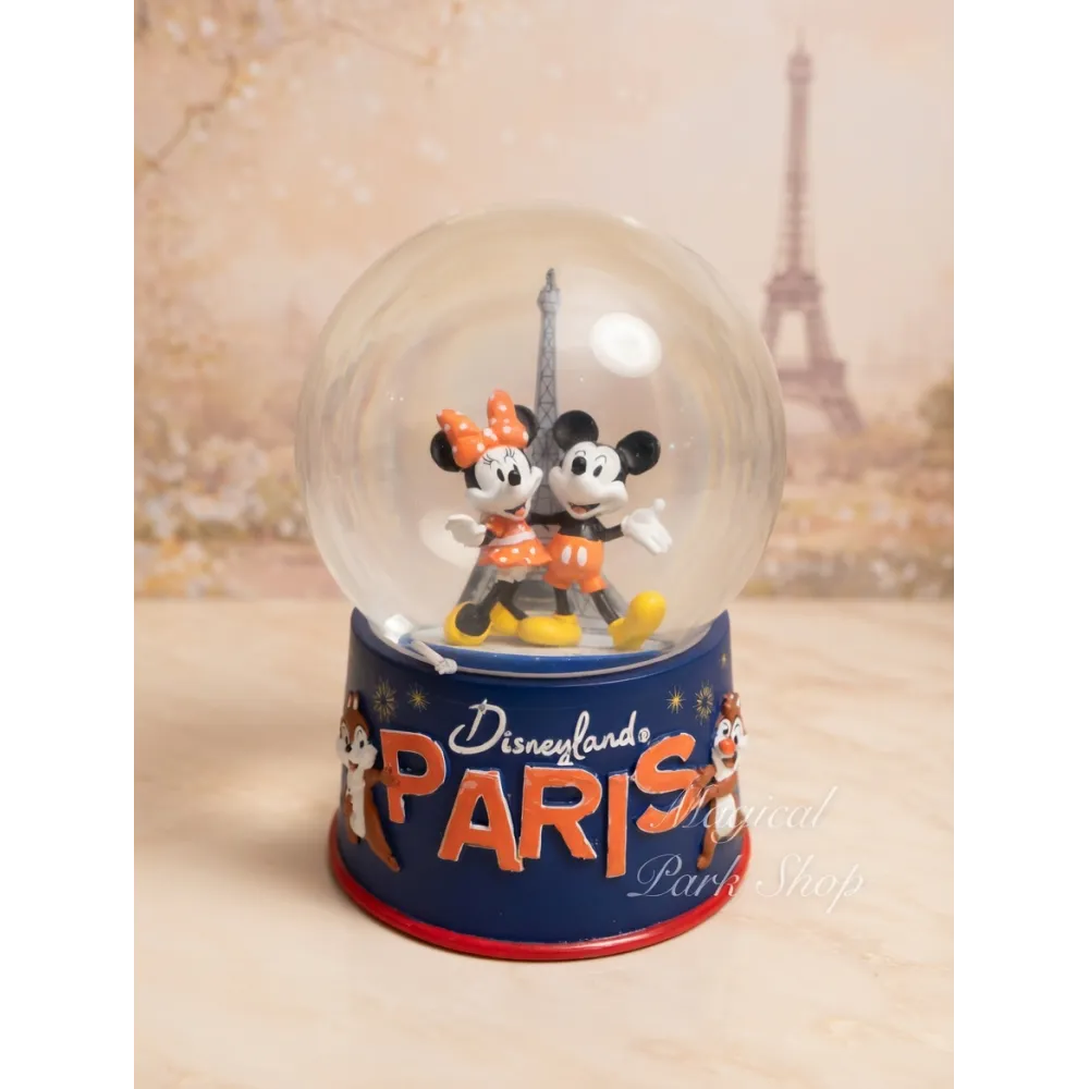 Snowglobe Mickey Minnie Disneyland Paris – Disney Souvenir Schneekugel