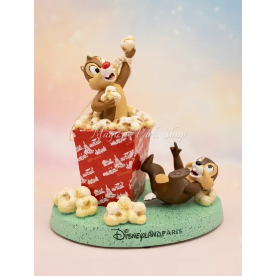 Figurine Tic & Tac Popcorn – Disneyland Paris – Décoration Disney collection