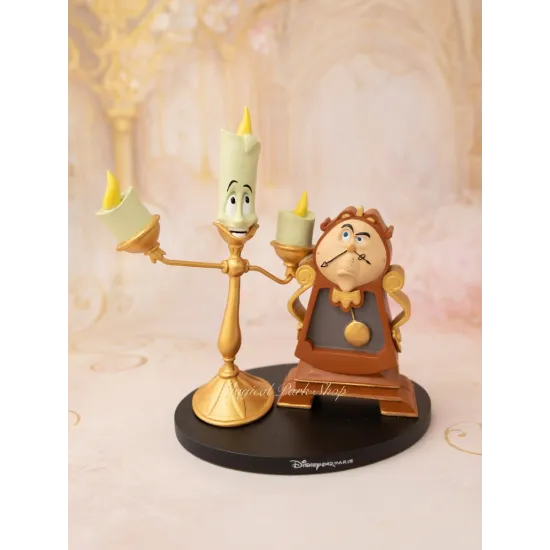 Disney Figurines Beauty and the Beast – Lumière, Big Ben, Madame Samovar & Zip Disneyland Paris