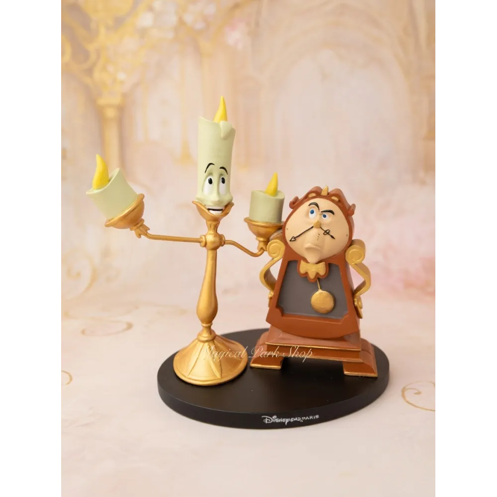 Disney Figurines Beauty and the Beast – Lumière, Big Ben, Madame Samovar & Zip Disneyland Paris