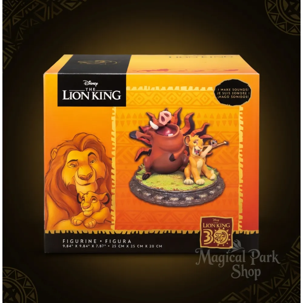 Musical Figurine Roi Lion Timon Pumbaa Simba – Disneyland Paris