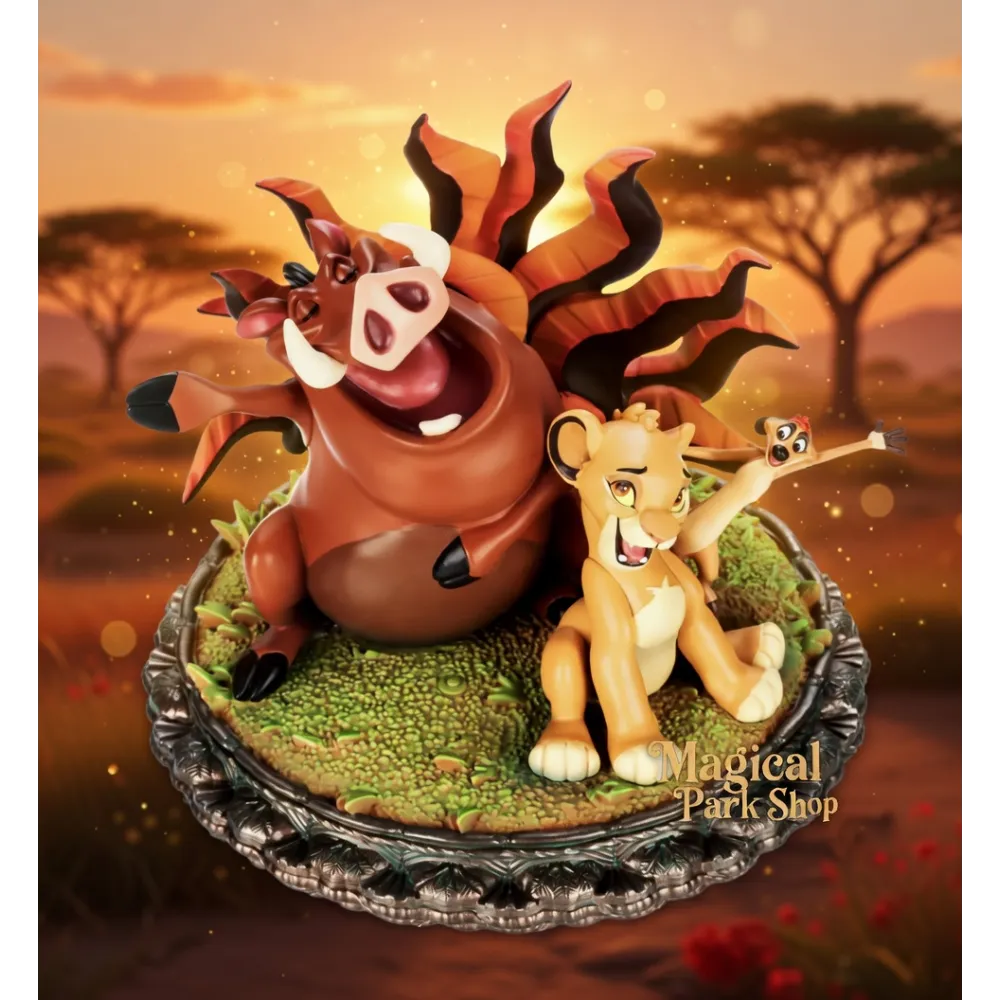 Figura musical Roi Lion Timon Pumbaa Simba – Disneyland Paris