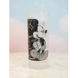 Glas im Comic-Stil mit Mickey Mouse – Disneyland Paris Schwarz-Weiß