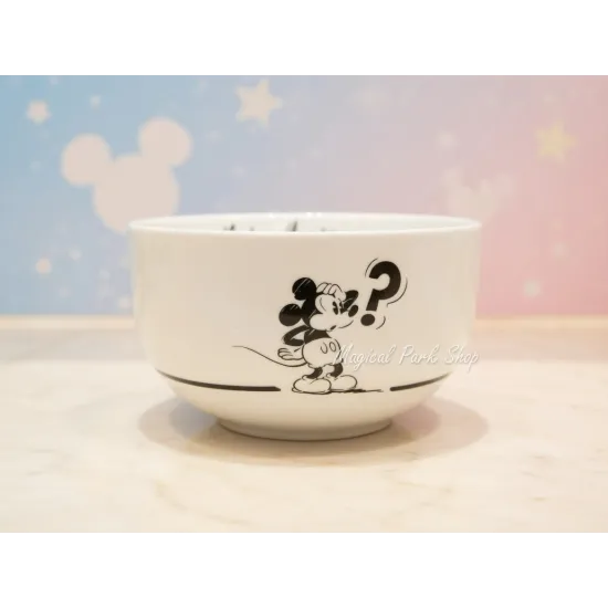 Tazón estilo cómic de Mickey Mouse – Disney blanco y negro