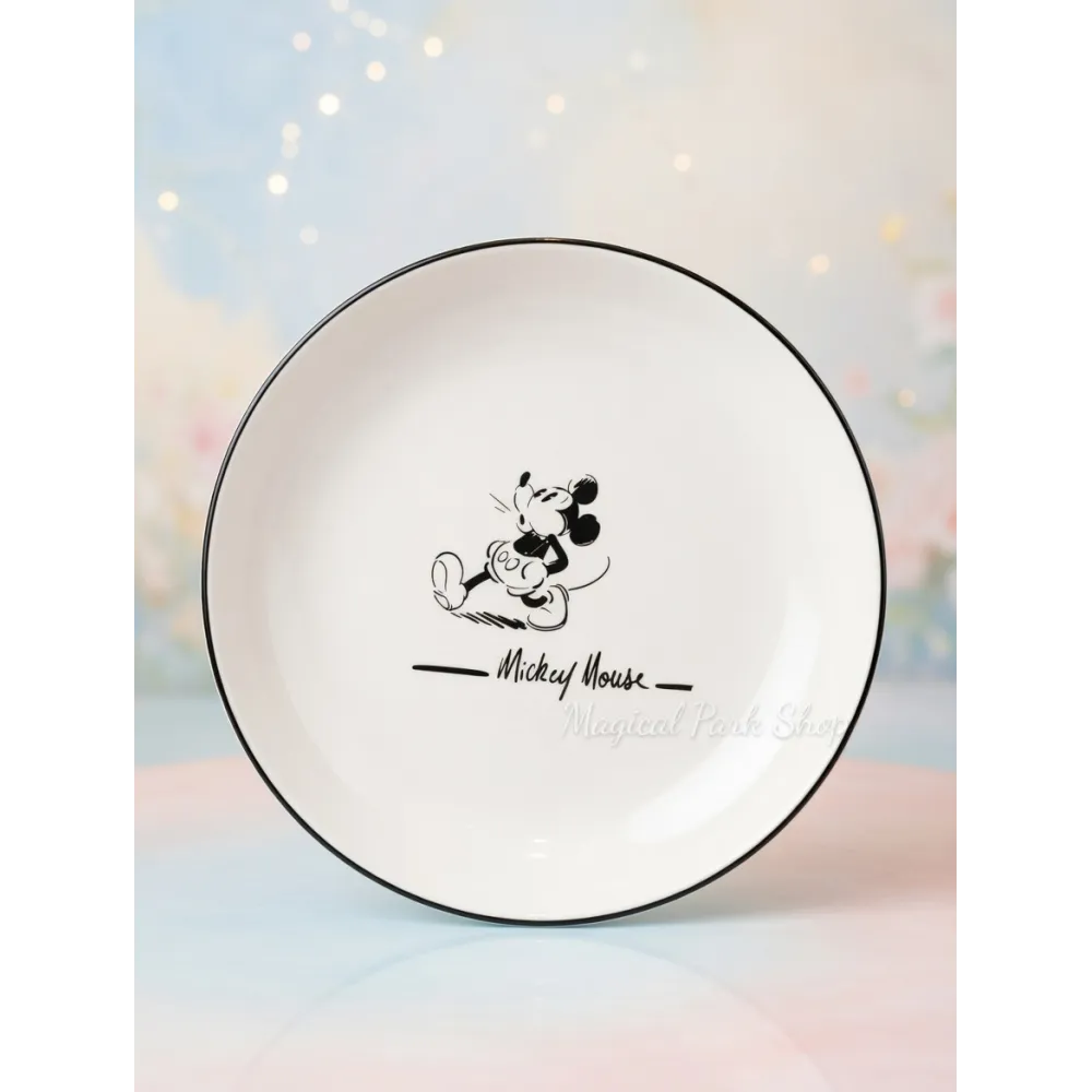 Mickey Mouse comic-book style bowl – Disneyland Paris black and white