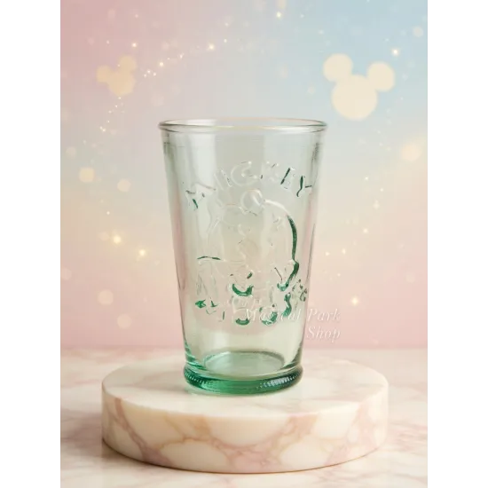 Verre Mickey Mouse embossé – Disneyland Paris vintage en relief