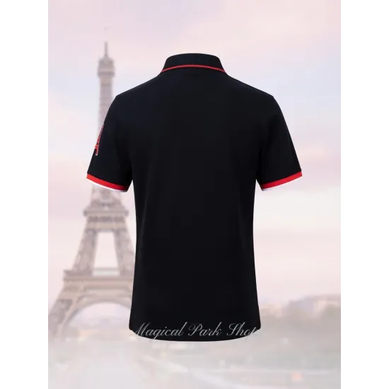 Disneyland Paris Mickey Polo – Elegant Black Paris Polo