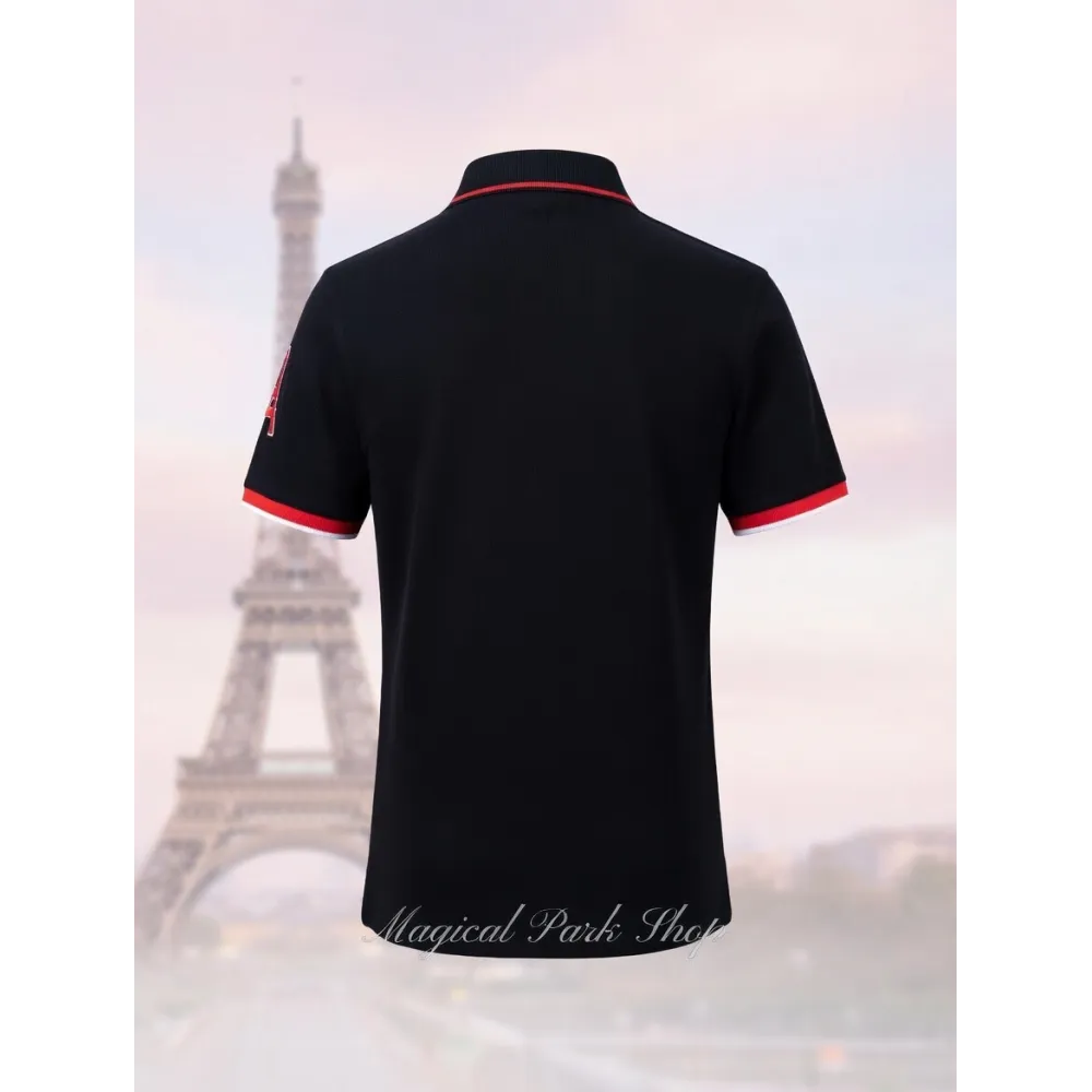 Disneyland Paris Mickey Polo – Elegant Black Paris Polo