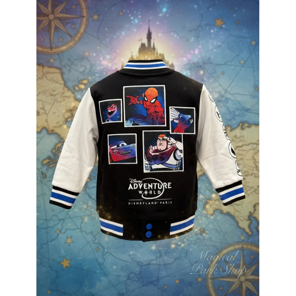 Disney Adventure World Kinder-Teddy – Varsity-Jacke Disneyland Paris