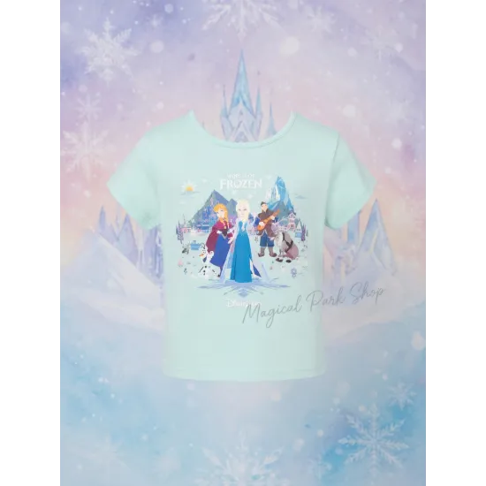 Camiseta infantil La Reina de las Nieves Elsa Anna – Disneyland Paris Frozen