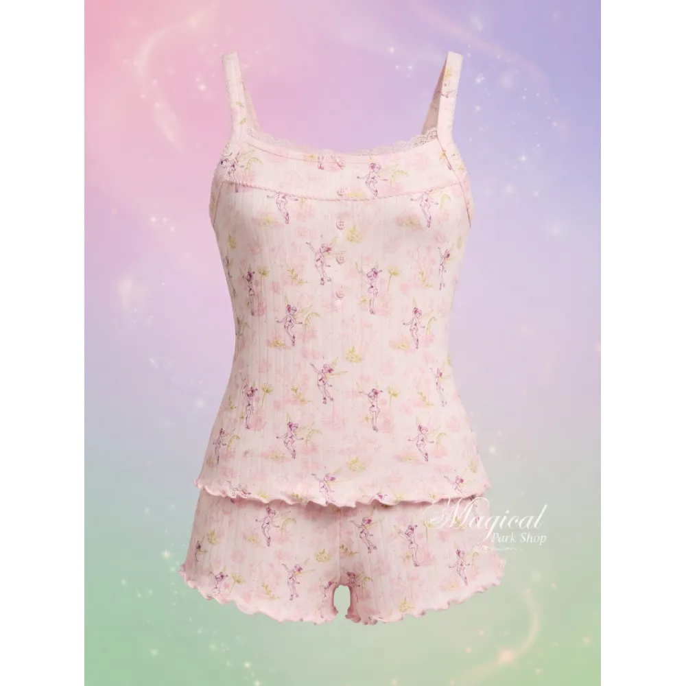 Tinker Bell Feenpyjama für Damen Disneyland Paris – Trägertop & Shorts Set