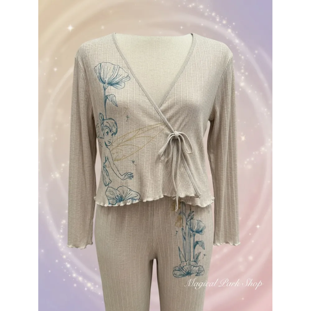 Pijama / loungewear Hada Tinker Bell para mujer Disneyland Paris – Conjunto cruzado elegante