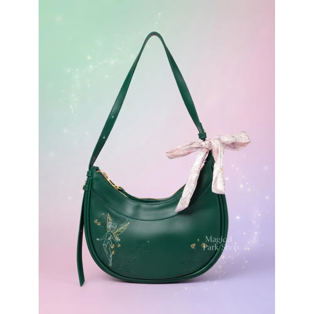 Tinker Bell Umhängetasche grün – Elegante Disney Umhängetasche für Damen Disneyland Paris