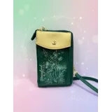 Clochette companion crossbody pouch – Practical green mini Disney bag Disneyland Paris