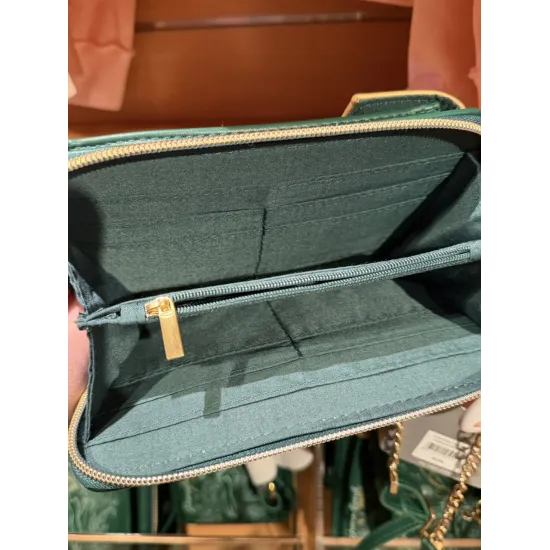Bolso bandolera de acompañante Clochette – Mini bolso Disney verde práctico Disneyland Paris