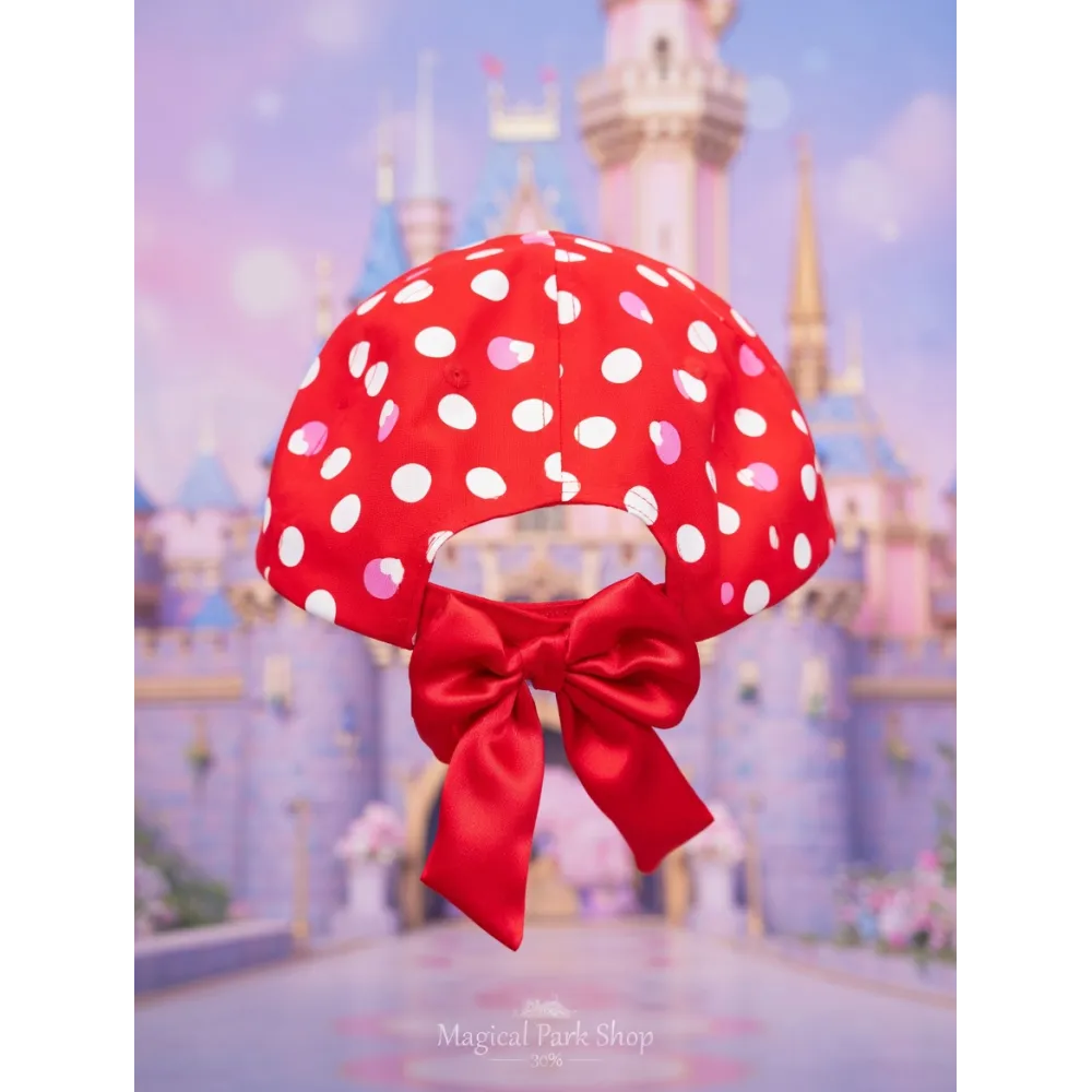 Gorra roja de Minnie Mouse – Gorra Disney de lunares