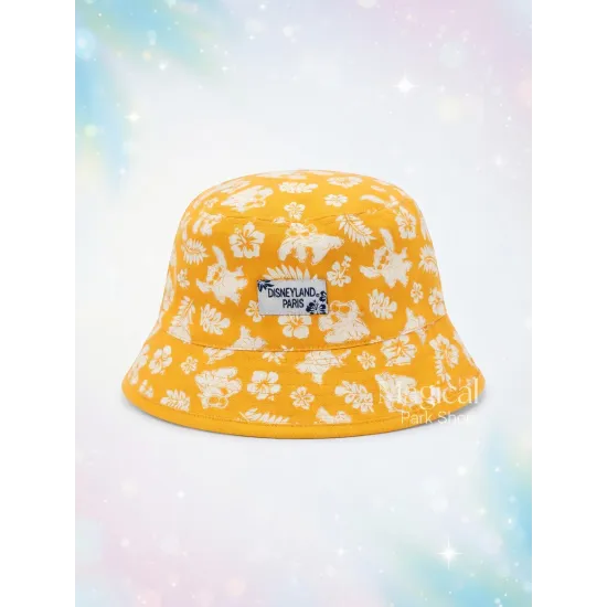 Gorra de Stitch hawaiana amarilla – Sombrero Disney Stitch-Disneyland Paris
