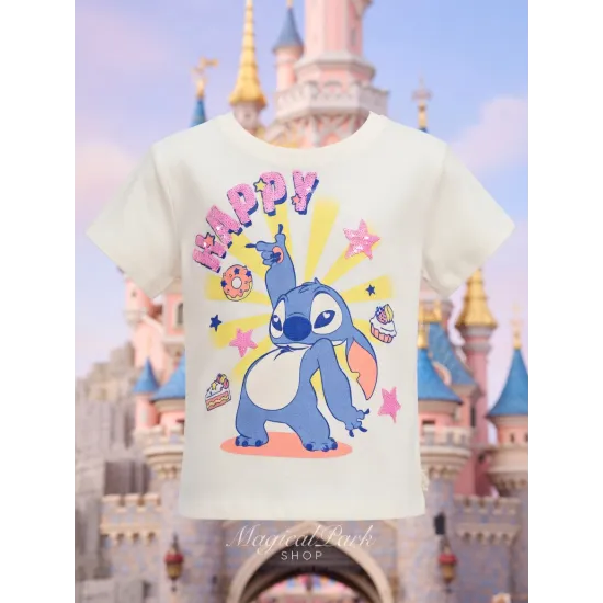 Camiseta infantil Stitch Happy Disney x Billieblush