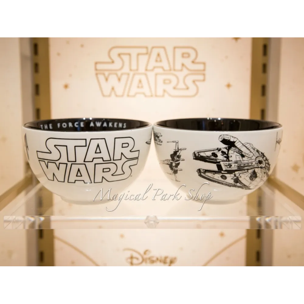 Star Wars Disney Bowl – Millennium Falcon, X-wing & iconic logo design