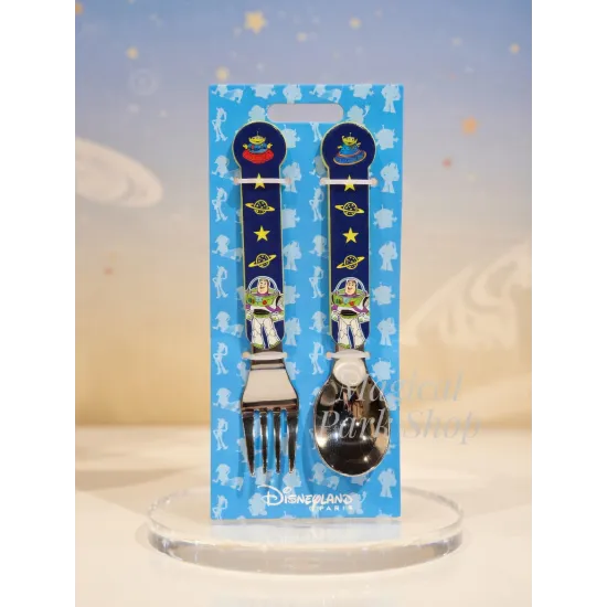 Buzz Lightyear Disney Besteckset – Gabel & Löffel für Kinder Disneyland Paris