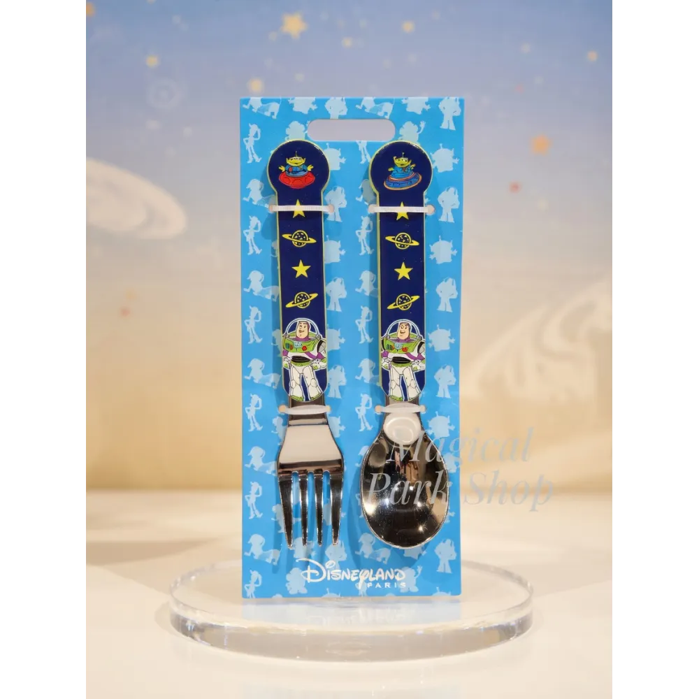 Buzz Lightyear Disney Besteckset – Gabel & Löffel für Kinder Disneyland Paris