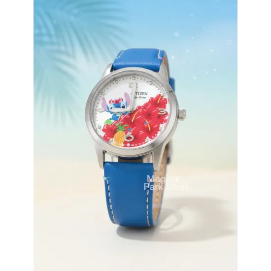 Reloj Disney Stitch Tropical Citizen Eco-Drive – Pulsera Azul Disneyland Paris