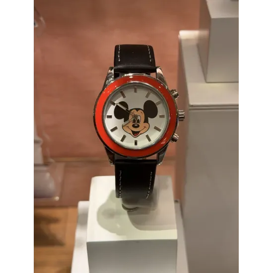 Disney Mickey Classic Watch – Black & Red Disneyland Paris