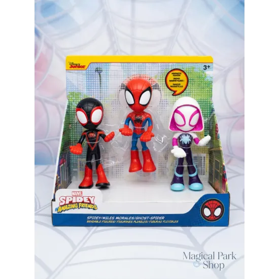 Spidey Figurine Set, Miles Morales & Ghost Spider – Marvel  Disneyland Paris