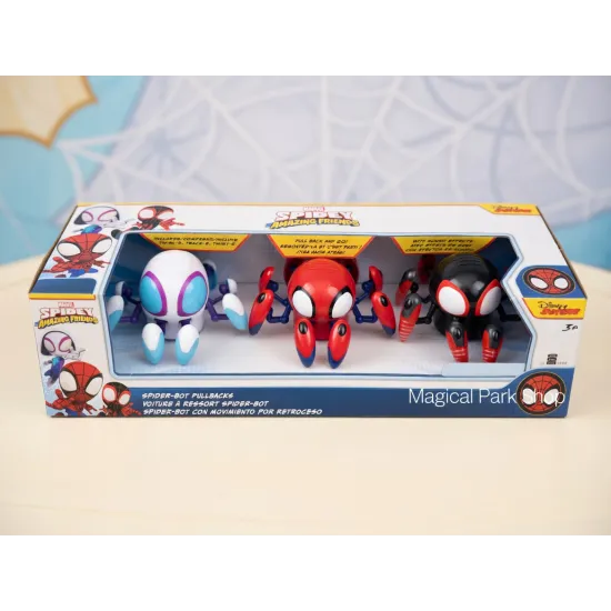 Set Spider-Bot Spidey Amazing Friends – Véhicules à Rétrofriction Marvel  Disneyland Paris