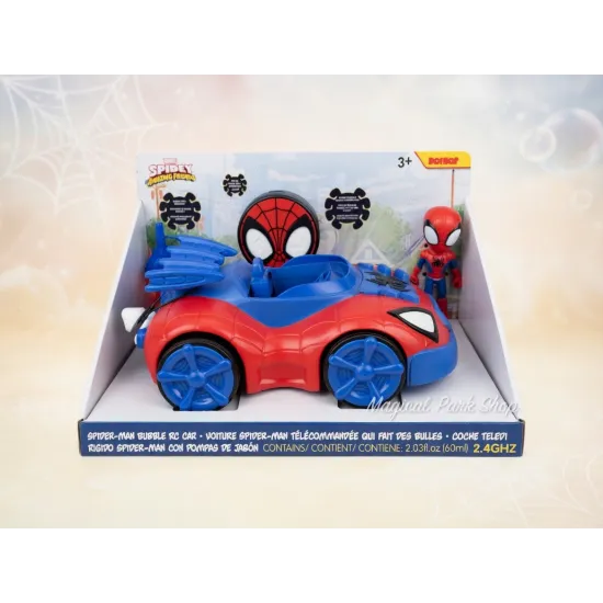 Spider-Man Remote-Control Car with Bubbles – Spidey Amazing Friends Marvel Disneyland Paris