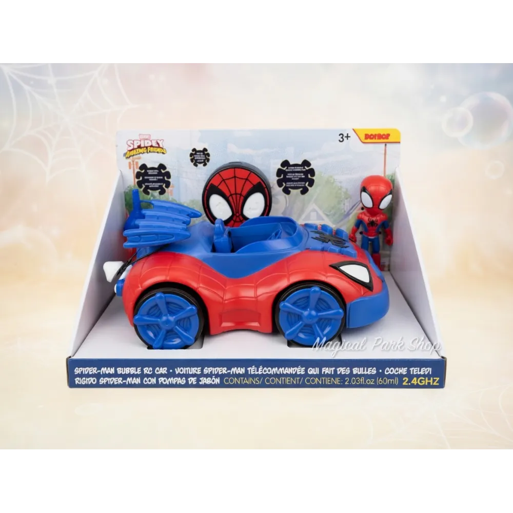 Coche Teledirigido Spider-Man con Burbujas – Spidey Amazing Friends Marvel Disneyland Paris