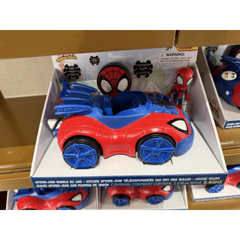Voiture Télécommandée Spider-Man avec Bulles – Spidey Amazing Friends Marvel Disneyland Paris